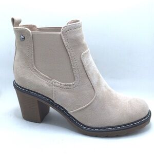 Boutique by Corkys Womens Rocky Sand Stacked Heel Ankle Boots Bootie Size 11
